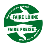 Logo faire Löhne, faire Preise
